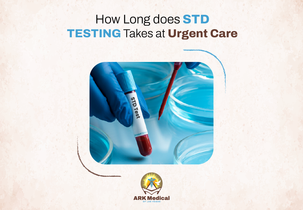 How long does std testing take at Urgent care